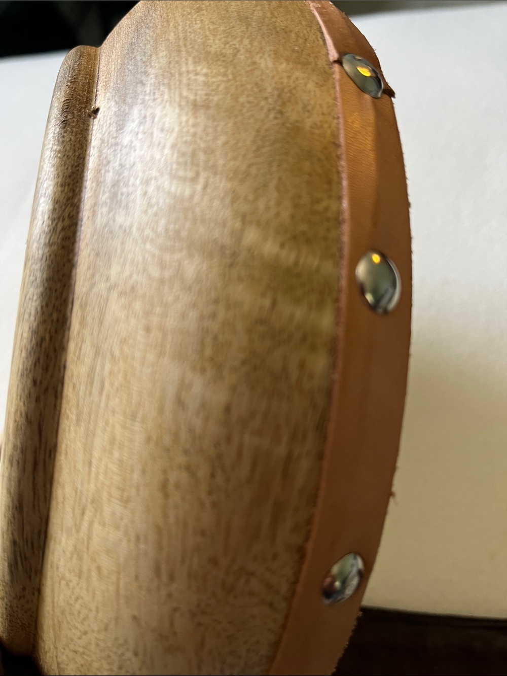 Frame Drum with Lizard Motif, seed pod shaker shaker, rhythm stick - Picture 8 of 9
